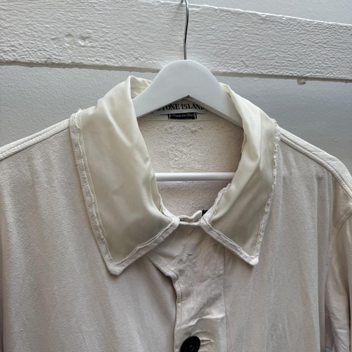 1997 Stone Island Poly Jacket in white (S) | Small, White