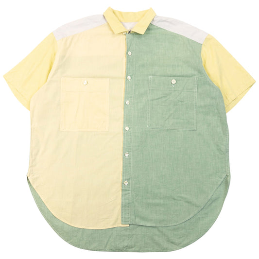 Vintage 90s Hai Sporting Gear By Issey Miyake Short Sleeve Button Up Shirt Size XL | XL, Green