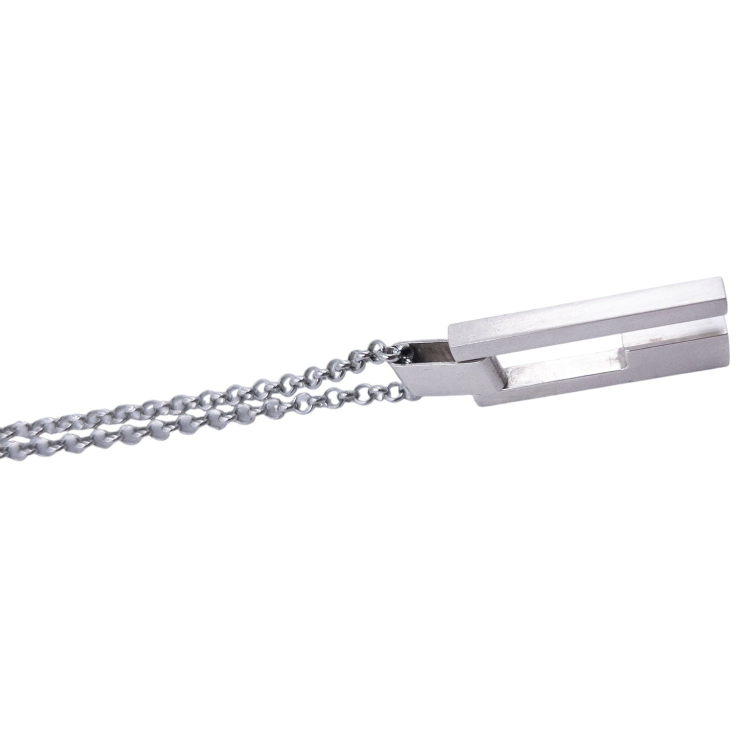 Vintage Gucci Silver Pendent Necklace