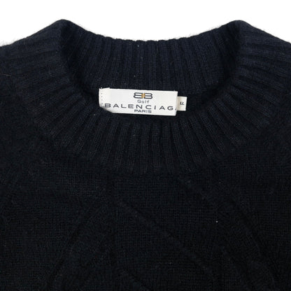 Vintage Balenciaga Golf Knitted Wool Jumper Size S