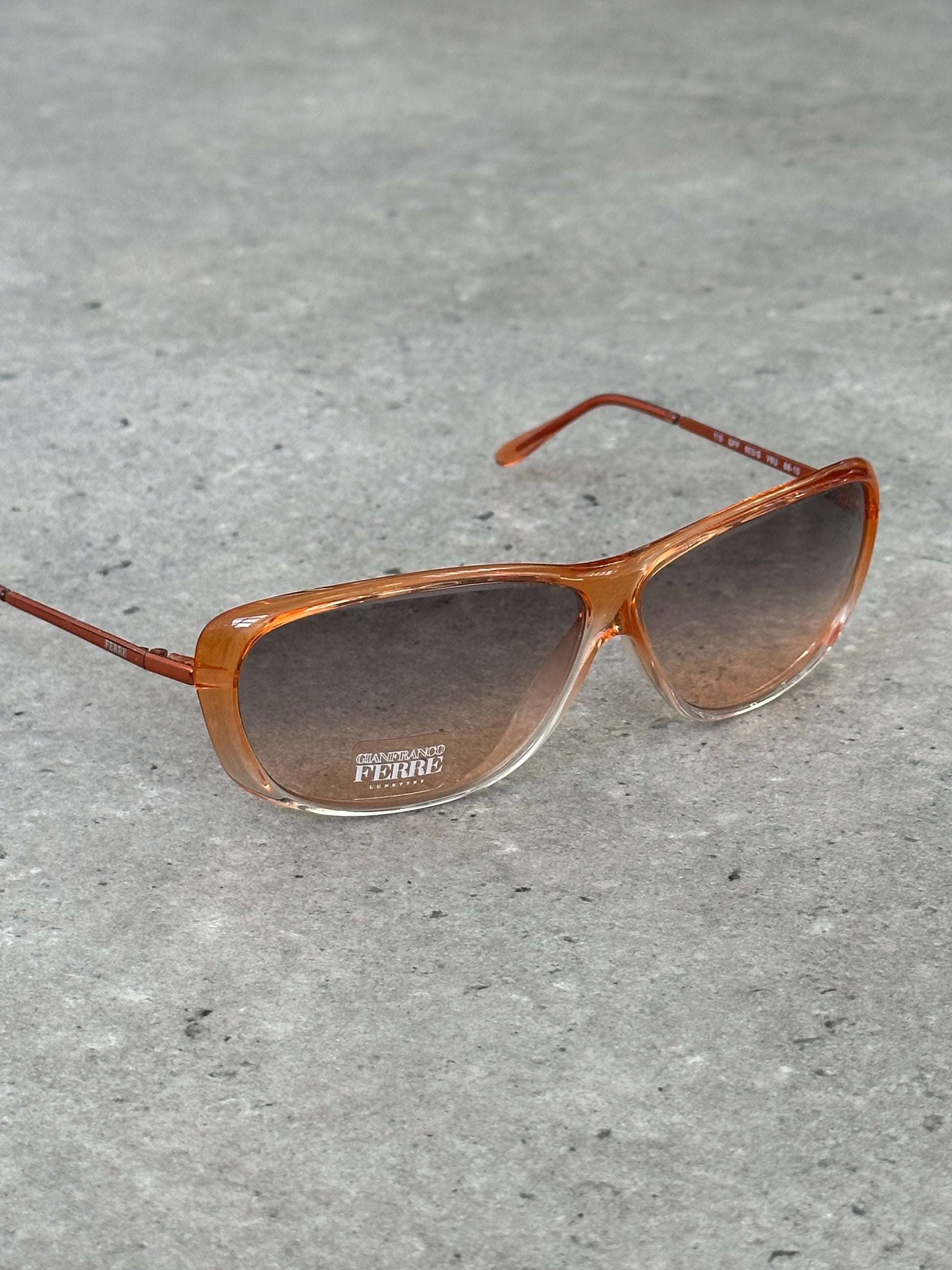 Gianfranco Ferre 1990s Gradient Shield Sunglasses