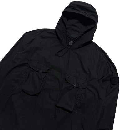 Stone Island Black Pullover Ghost Smock | XXXL, Black