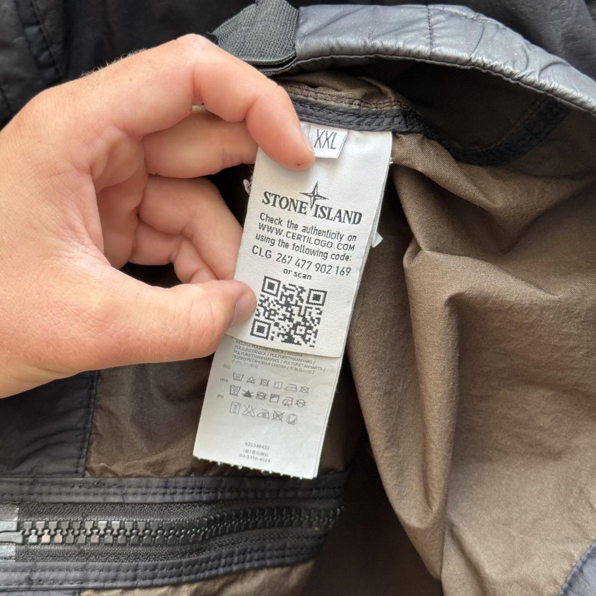 Stone Island Membrana 3L TC Jacket in Black (XXL) | XXL, Black