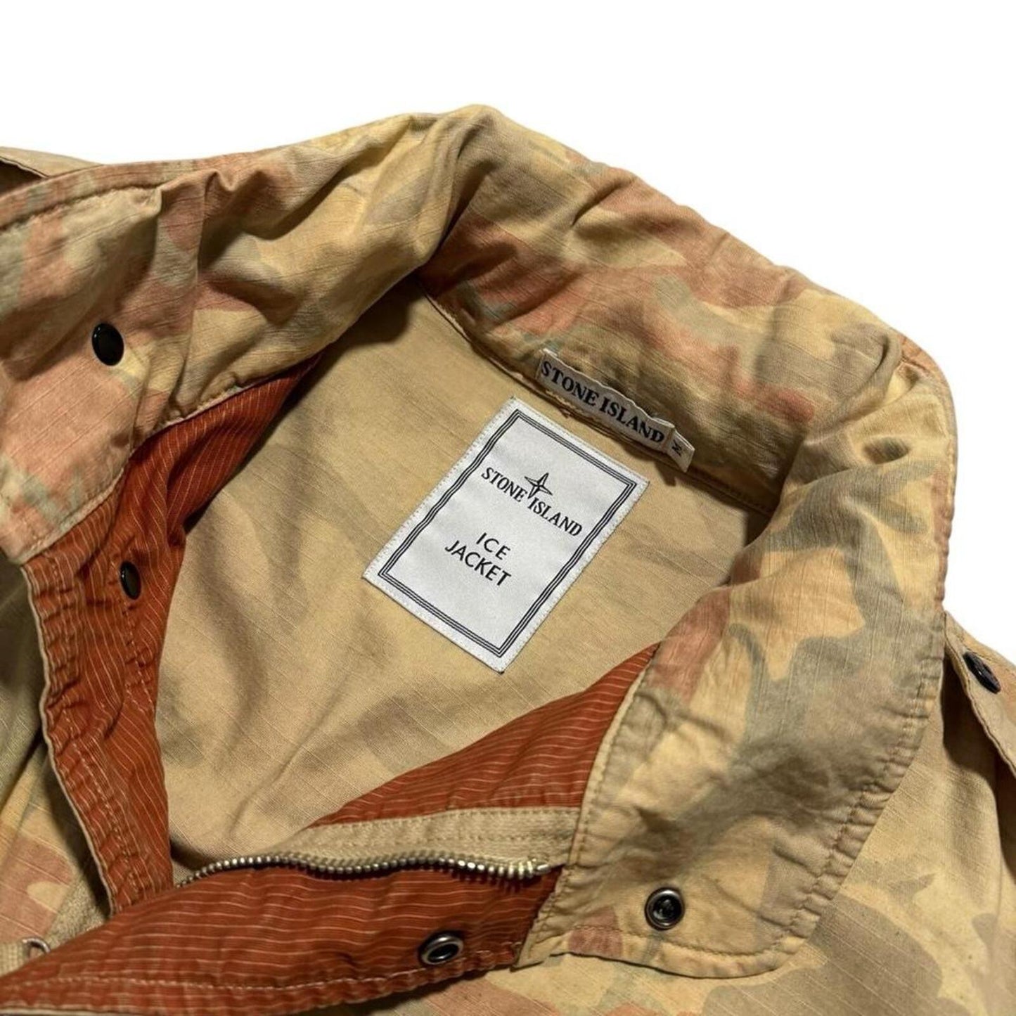 Stone Island S/S 1990 Ice Camo Field Jacket | Medium, Camo