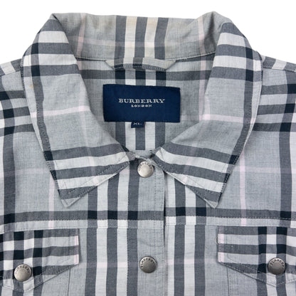 Vintage 2000s Burberry Nova Check Button Up Jacket Womens Size M