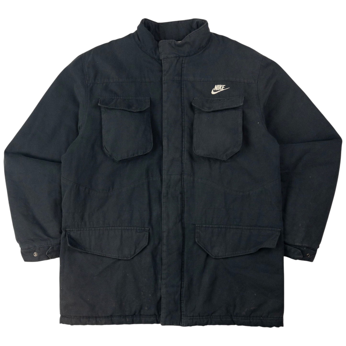 Vintage Nike Zip Up Multi Pocket Cargo Jacket Size L