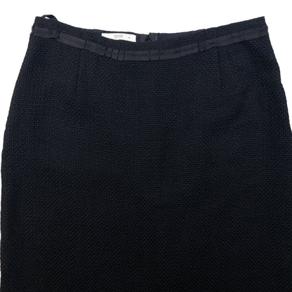 Vintage Prada Pleated Wool Skirt Womens Size W30
