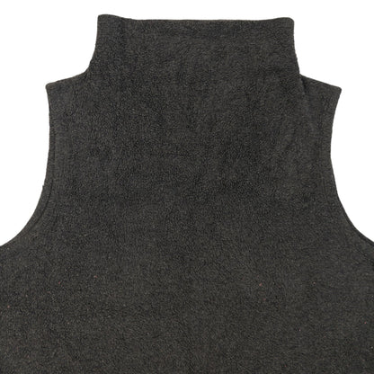 Vintage 90s Yohji Yamamoto Mock Neck Dress Womens Size M | Medium, Grey
