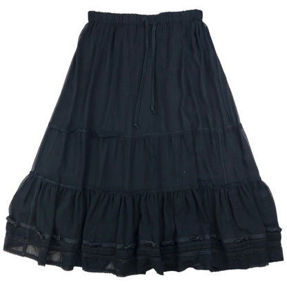Vintage Comme Des Garçons Sheer Tiered Skirt Womens Size M