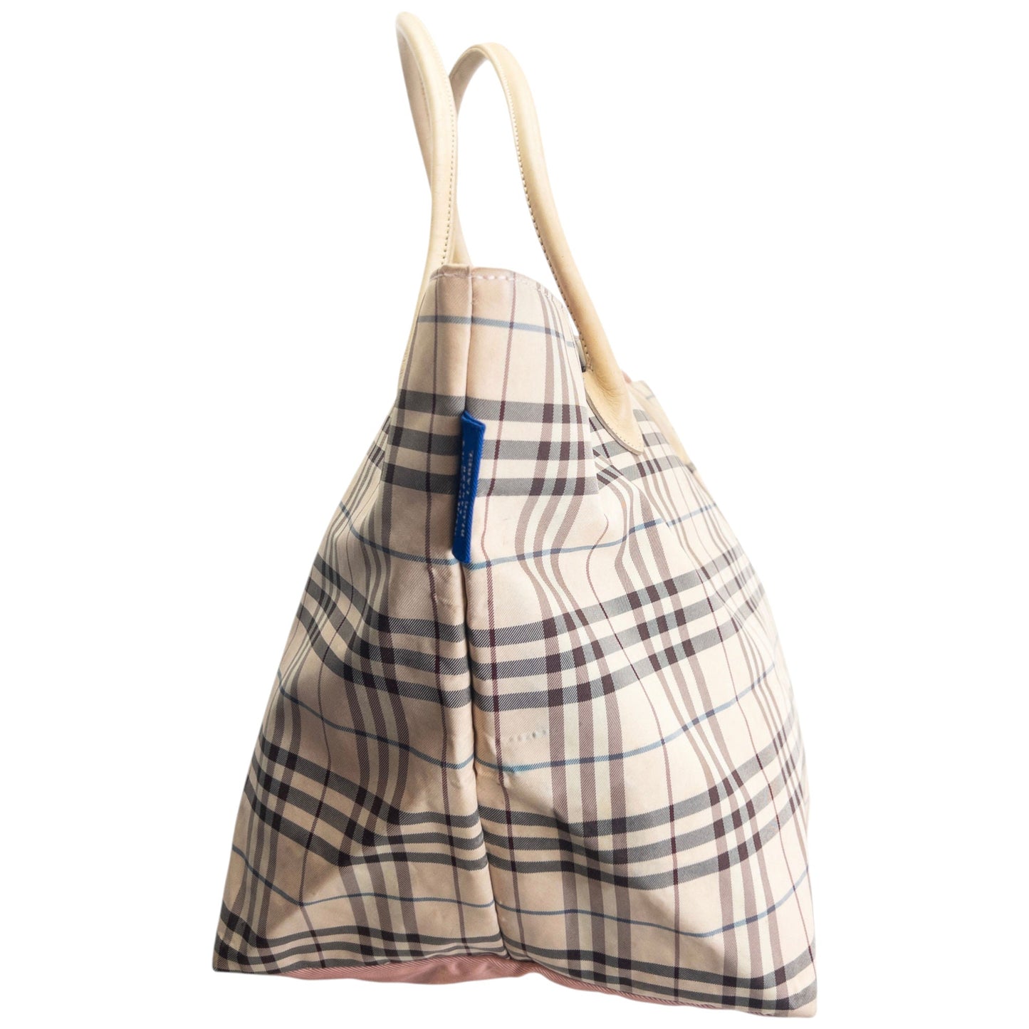Vintage 2000s Burberry Blue Label Nova Check Shoulder Bag | O/S, Blue