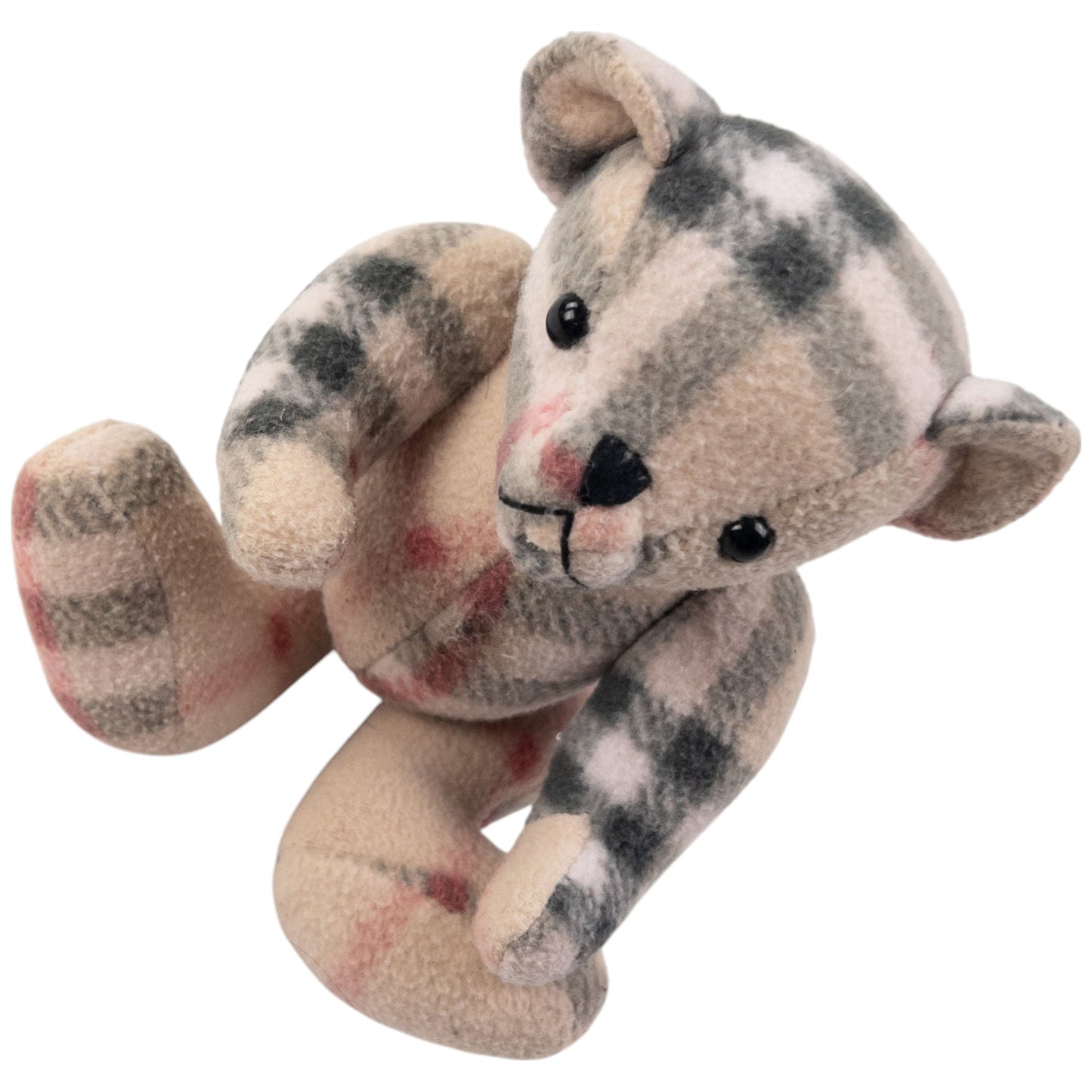 Vintage Burberry Nova Check Teddy Bear