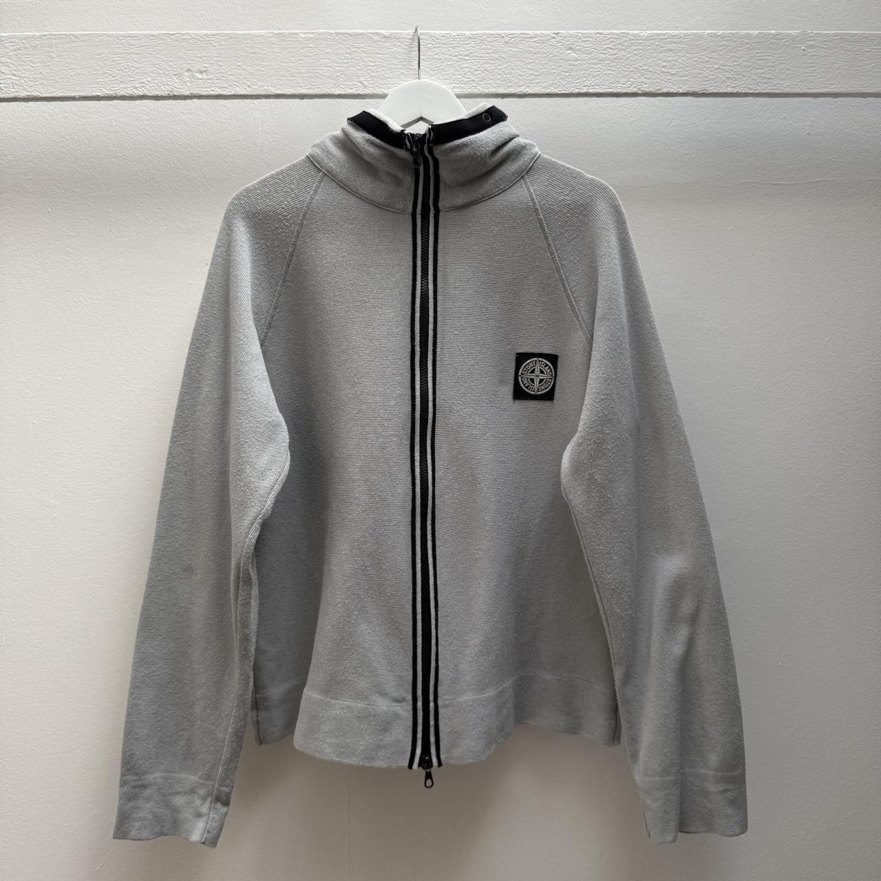 00s Paul Harvey Era Stone Island Zip Jumper (XL) | Extra Large, Grey
