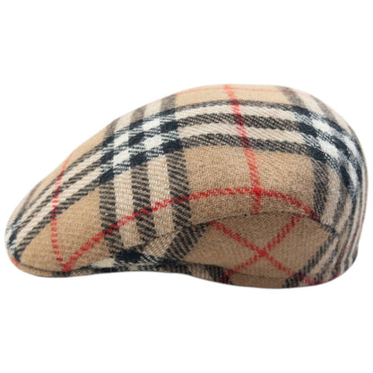Vintage 90s Burberry Nova Check Structured Flat-Cap Hat | O/S, Brown
