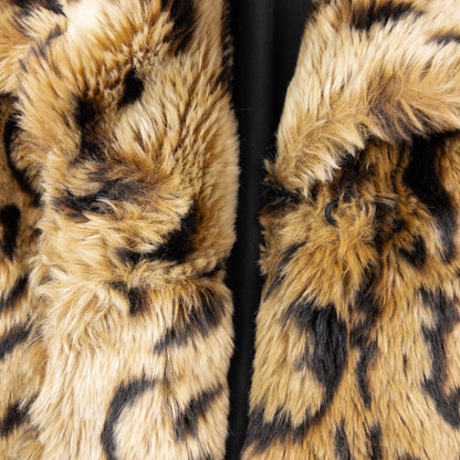 Vintage Miu Miu Faux Fur Leopard Print Jacket Womens Size S | Small, Brown