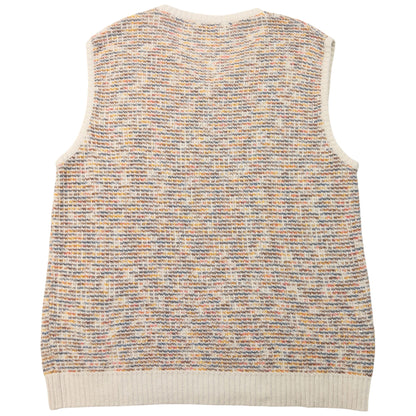 Vintage 90s YSL Yves Saint Laurent Knit Sweater Vest Size M | Medium, Multicolor