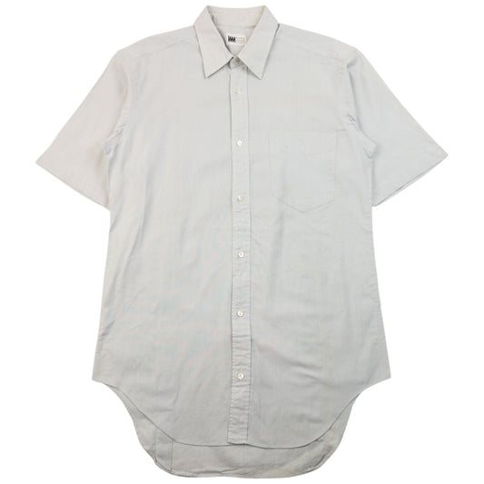 Vintage 2000s Issey Miyake Short Sleeve Button Up Shirt Size S | Small, Blue