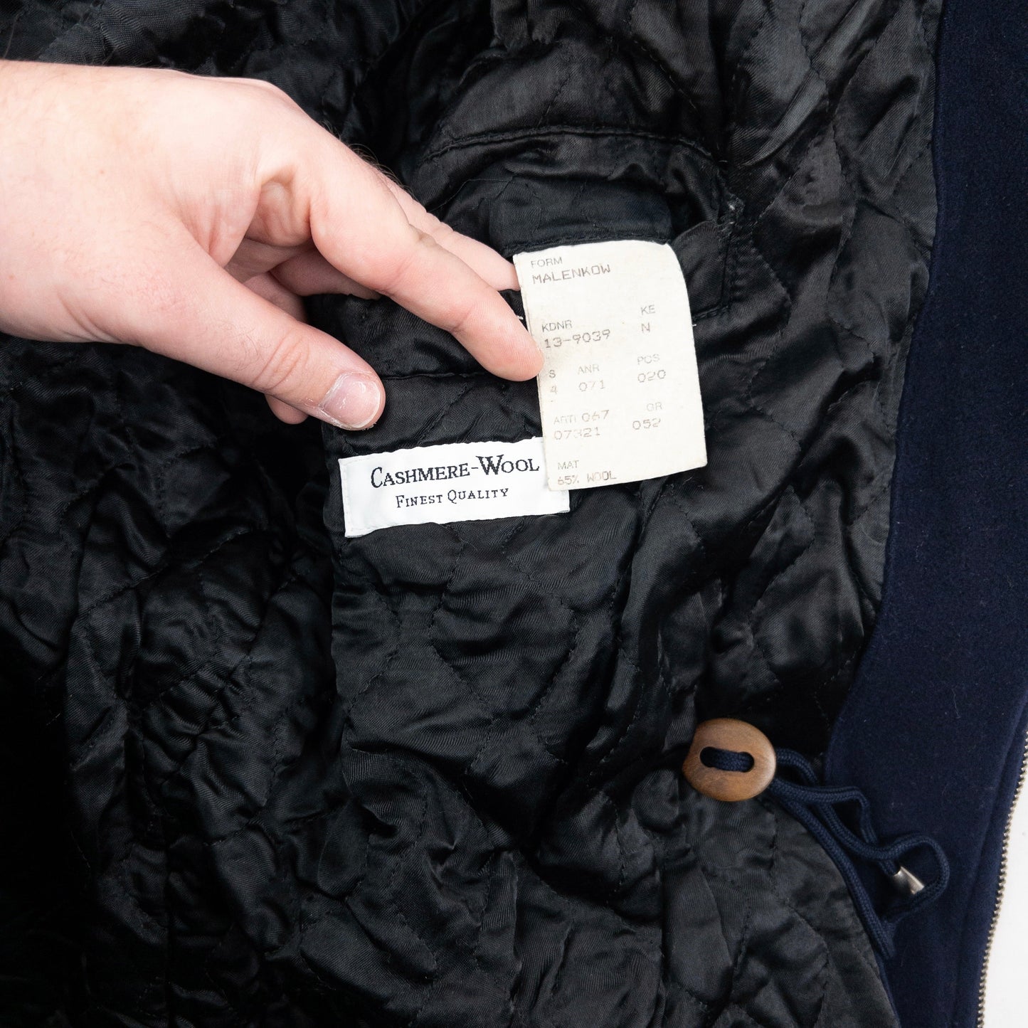 Vintage 2000s Hugo Boss Zip Up Cashmere Jacket Size XL | XL, Navy