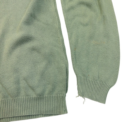 Vintage 90s Armani Jeans Knit Jumper Size M | Medium, Green