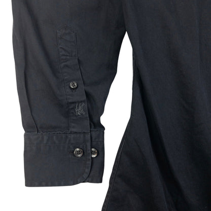 Vintage Burberry Nova Check Long Sleeve Button Up Shirt Size XL