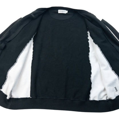 Vintage 2000s YSL Yves Saint Laurent Zip Up Sweatshirt Size L | Large, Multicoloured