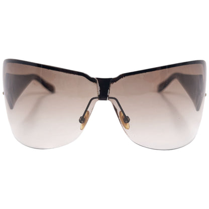 Vintage 2000s Gucci Rimless Sunglasses | O/S, Brown