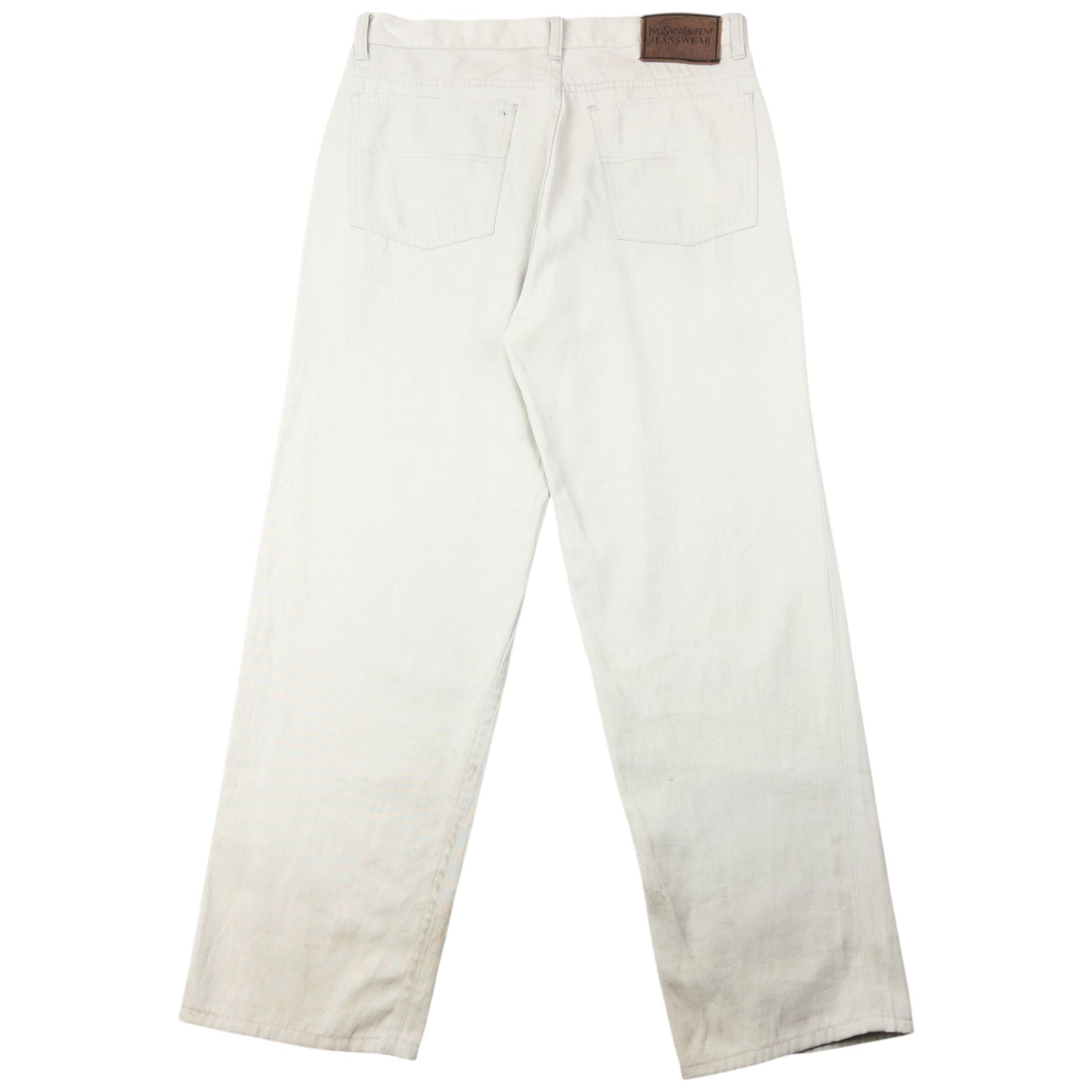 Vintage 2000s YSL Yves Saint Laurent Trousers Size W32 | W32, Cream