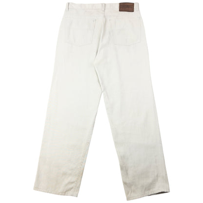 Vintage 2000s YSL Yves Saint Laurent Trousers Size W32 | W32, Cream