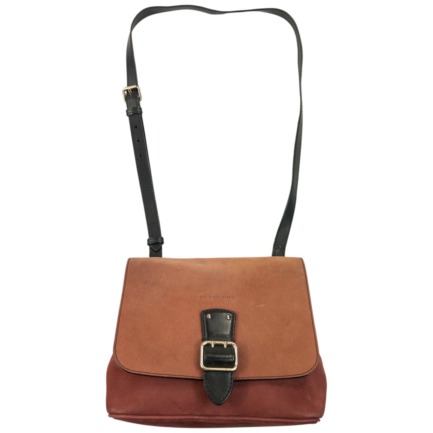 Vintage 2000s Burberry Leather Crossbody Bag | O/S, Red