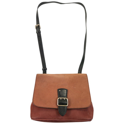 Vintage 2000s Burberry Leather Crossbody Bag | O/S, Red