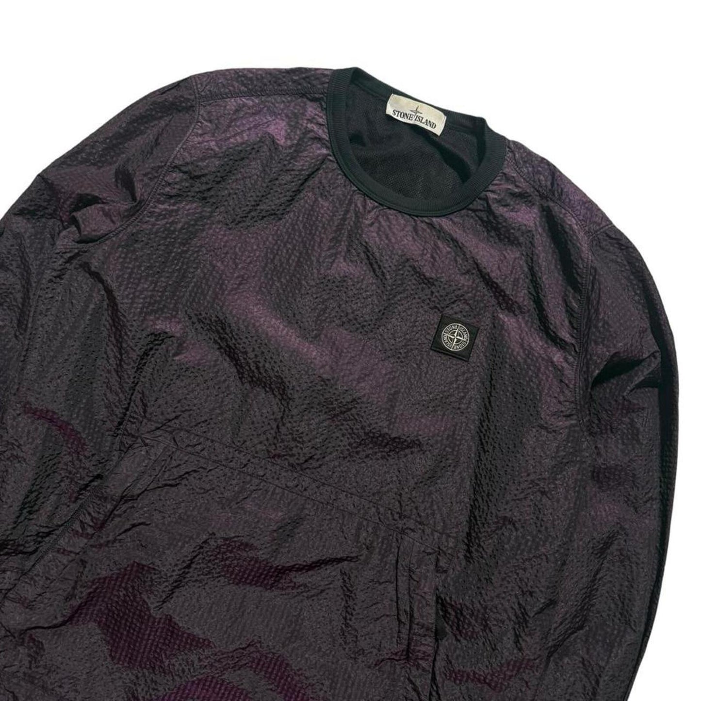 Stone Island Poly Fram Nylon Pullover | Medium, Purple