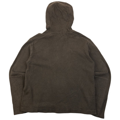 Vintage 2008 CP Company Q Zip Wool Hoodie Size L | Large, Brown