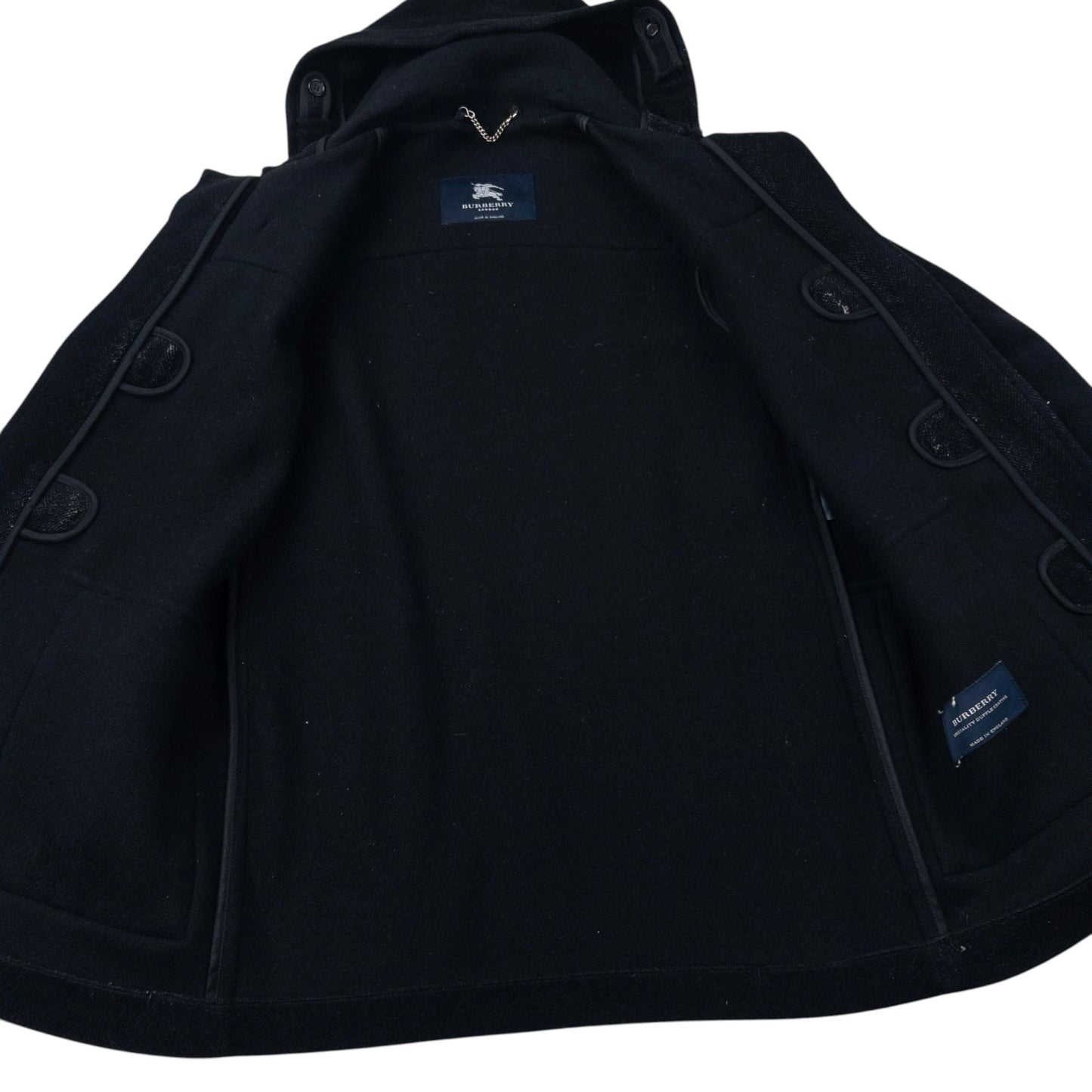 Vintage Burberry Wool Duffle Jacket Size M