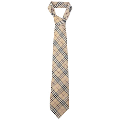 Vintage Burberry Nova Check Silk Tie