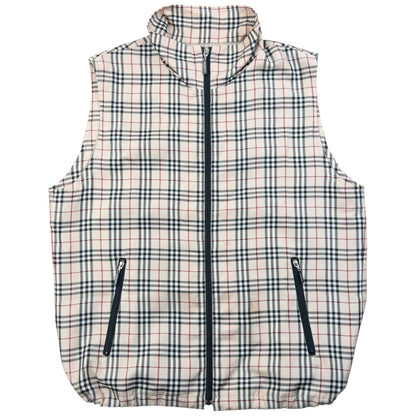 Vintage 2000s Burberry Golf Nova Check Gilet Size S | Small, Black