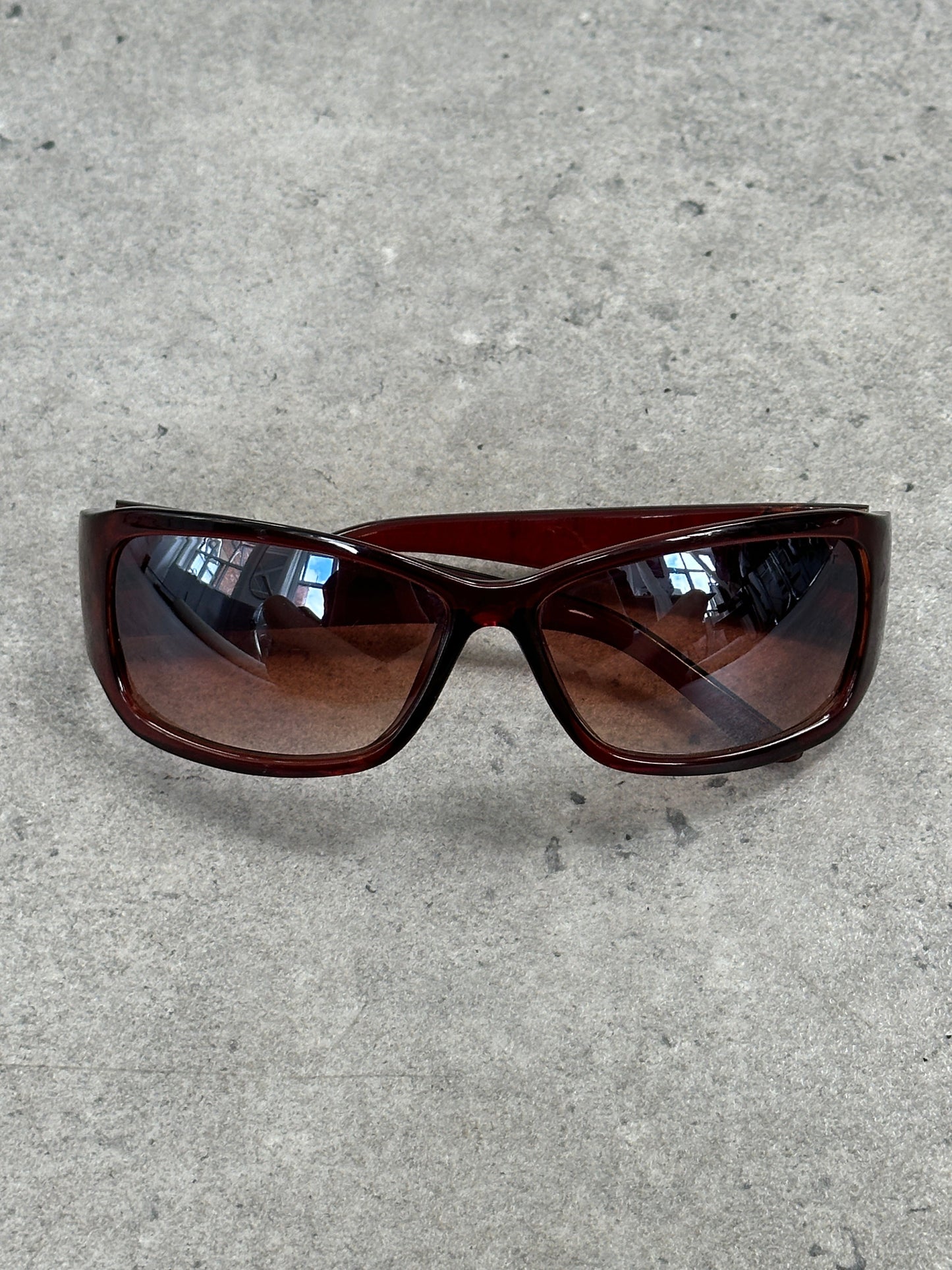 Christian Dior 1990s Star Square Logo Sunglasses