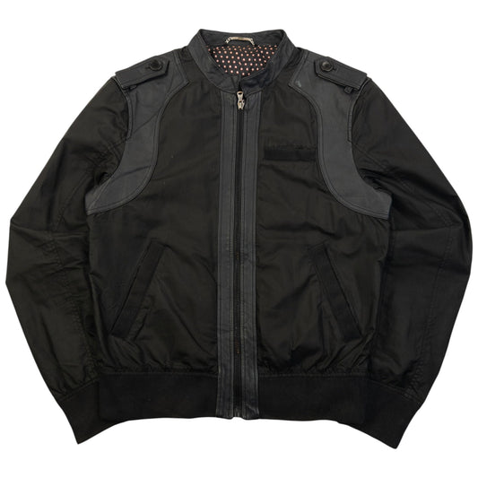 Vintage 2000s Dolce & Gabbana Zip Up Jacket Size S | Small, Black