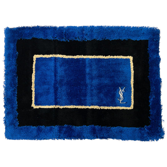 Vintage 80s YSL Yves Saint Laurent Small Rug | O/S, Multicoloured