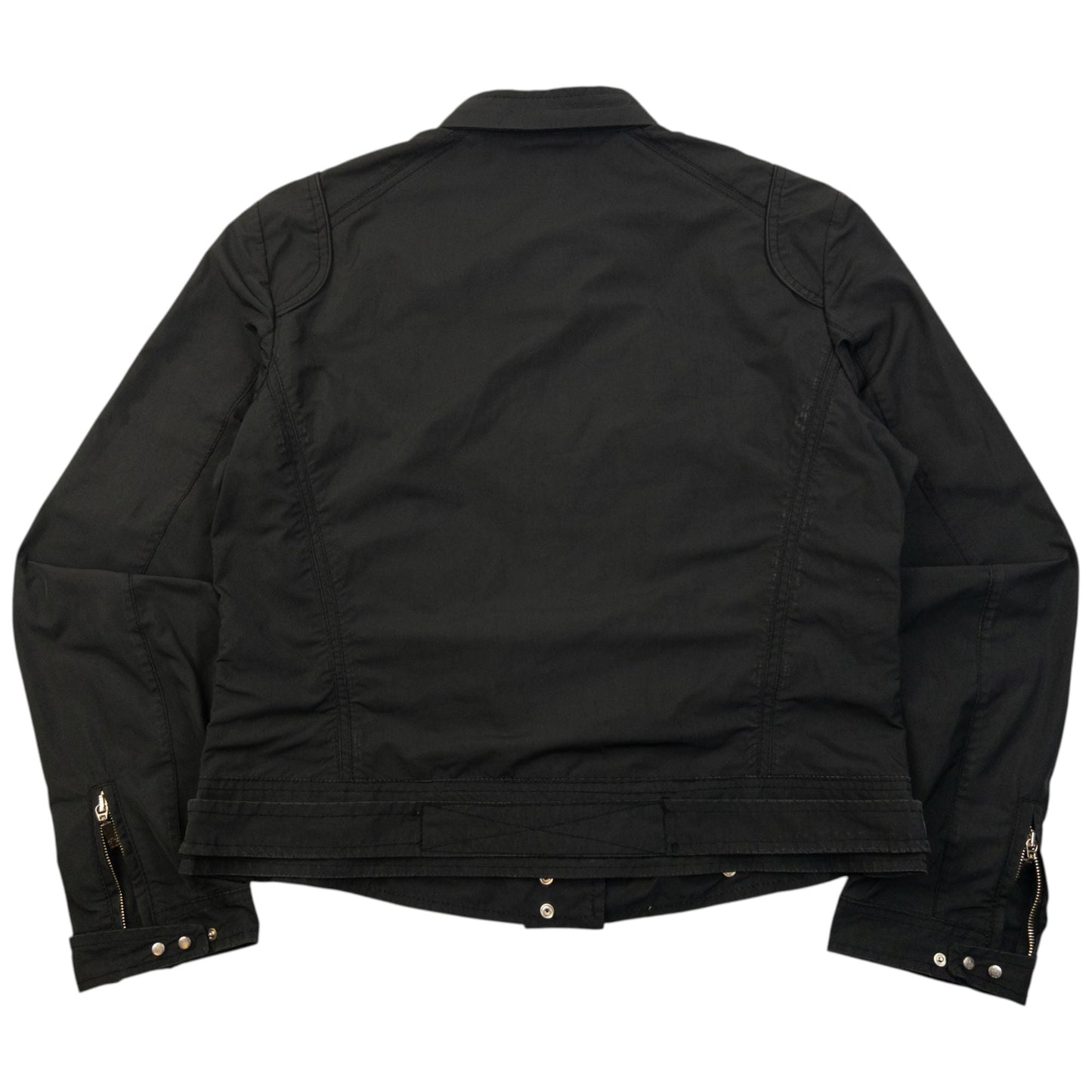 Vintage 90s Moncler Zip Up Jacket Womens Size M | Medium, Black