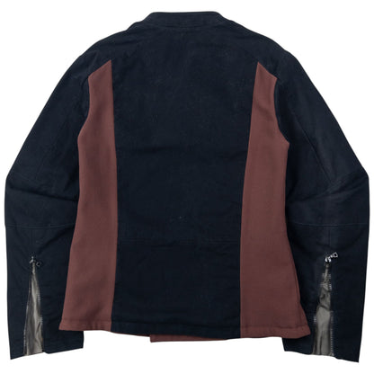 Vintage 1999 Miu Miu Asymmetric Zip Jacket Size M | Medium, Black