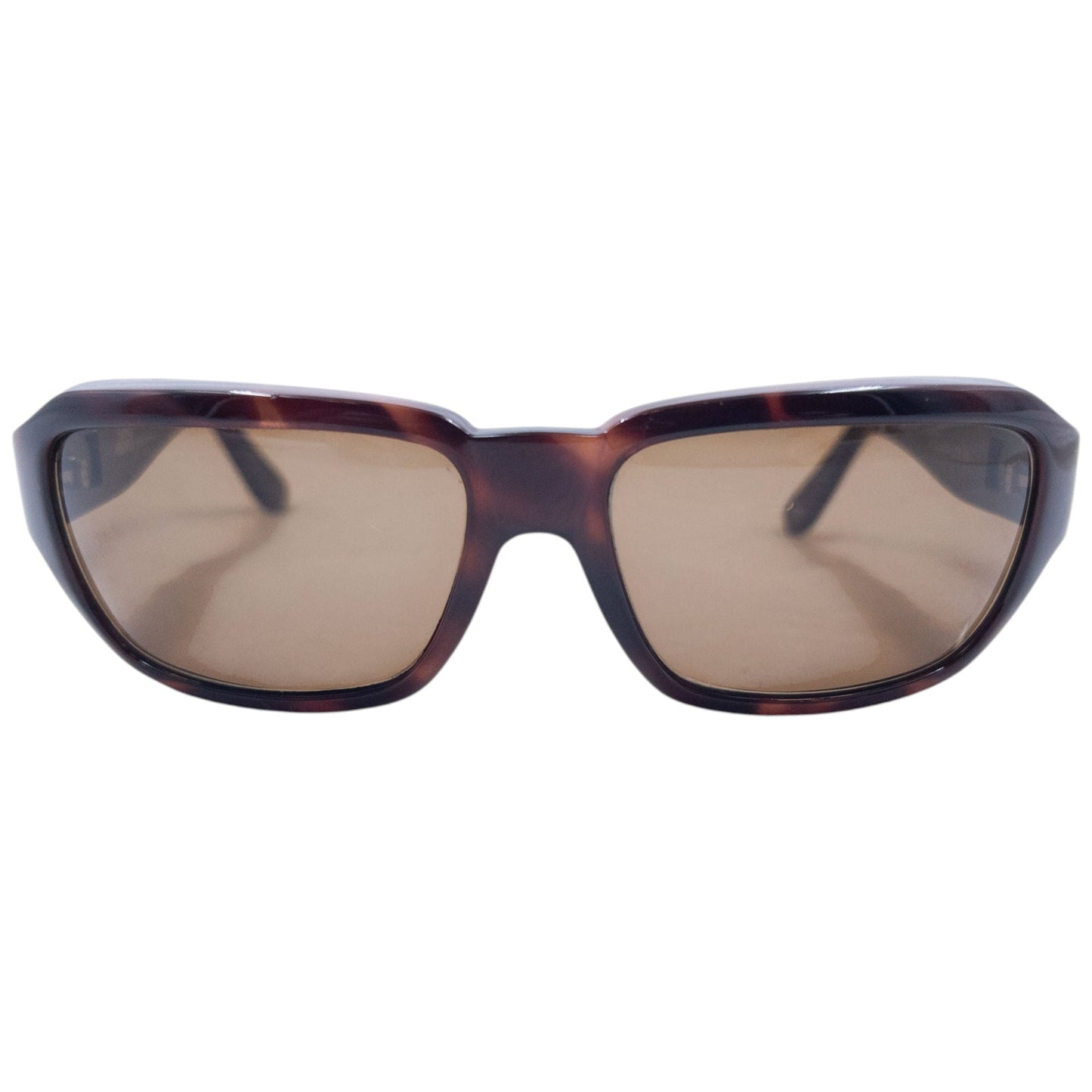 Vintage 90s Gianni Versace Tortoise Shell Sunglasses | O/S, Brown