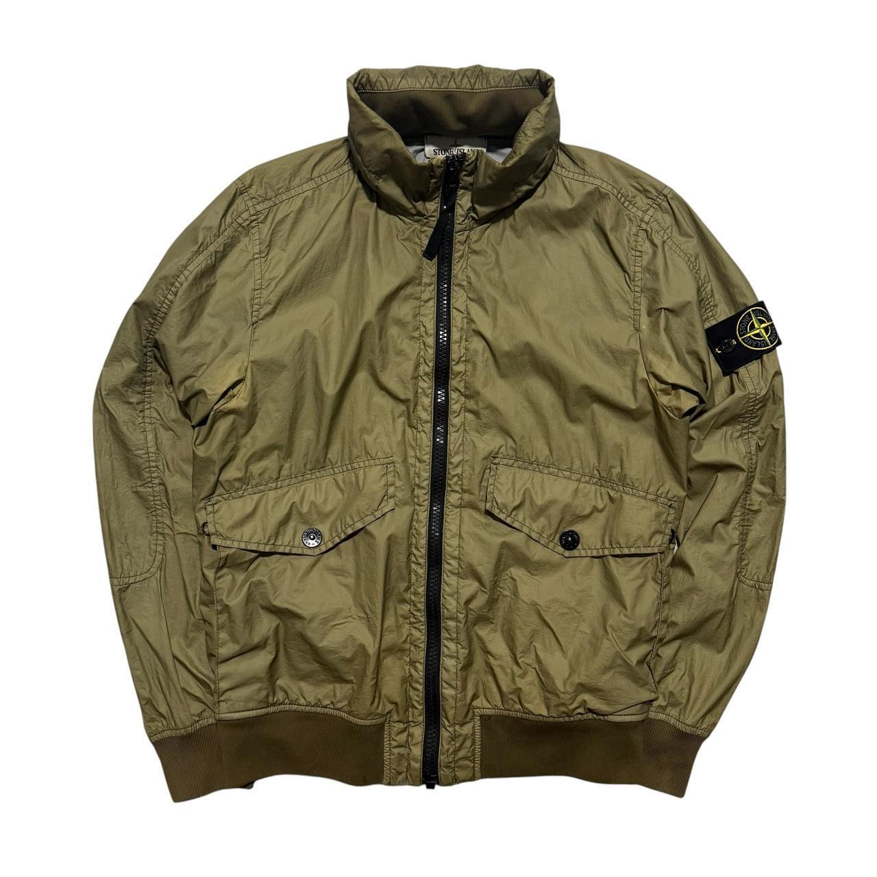 Stone Island Membrana-TC Jacket | Small, Olive Green