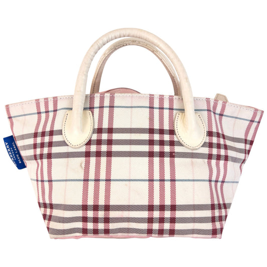 Vintage 2000s Burberry Blue Label Nova Check Handbag | O/S, Multicoloured