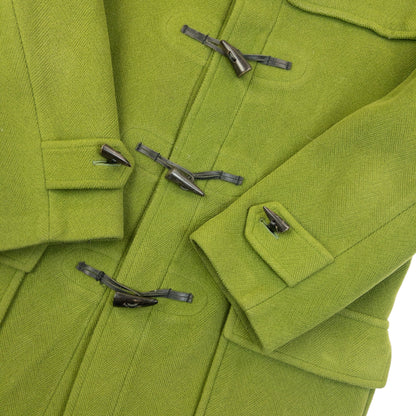 Vintage 2000s Burberry Wool Duffle Jacket Size XL | O/S, Green