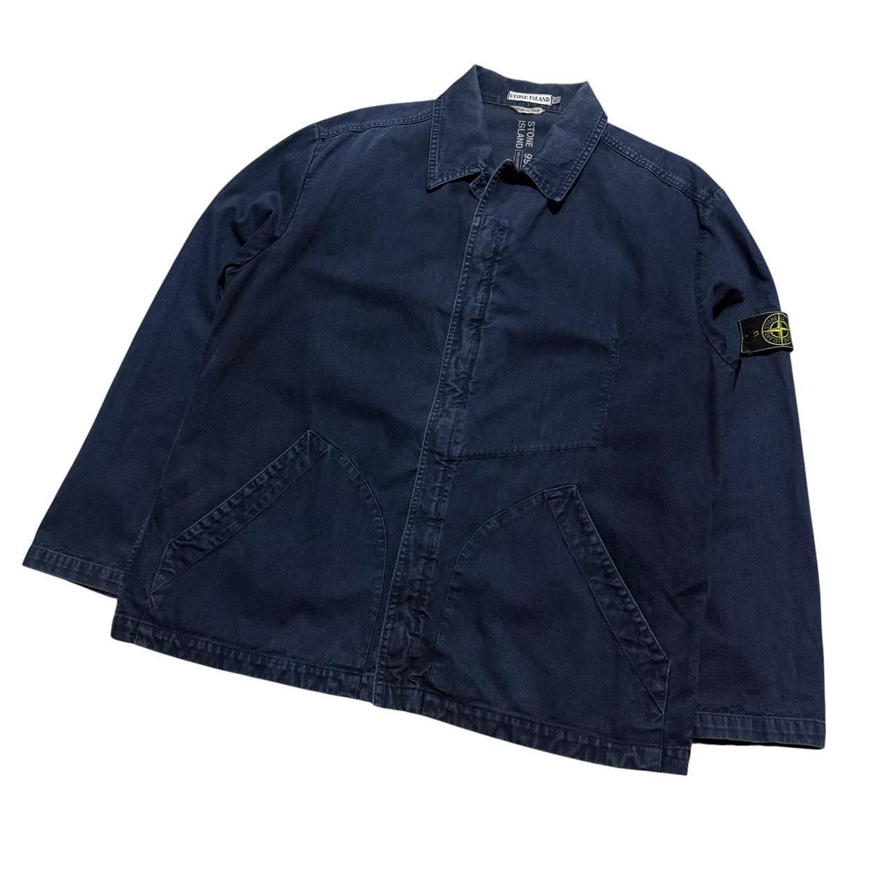 Stone Island 1995 Denim Carpenter Jacket | XL, Navy
