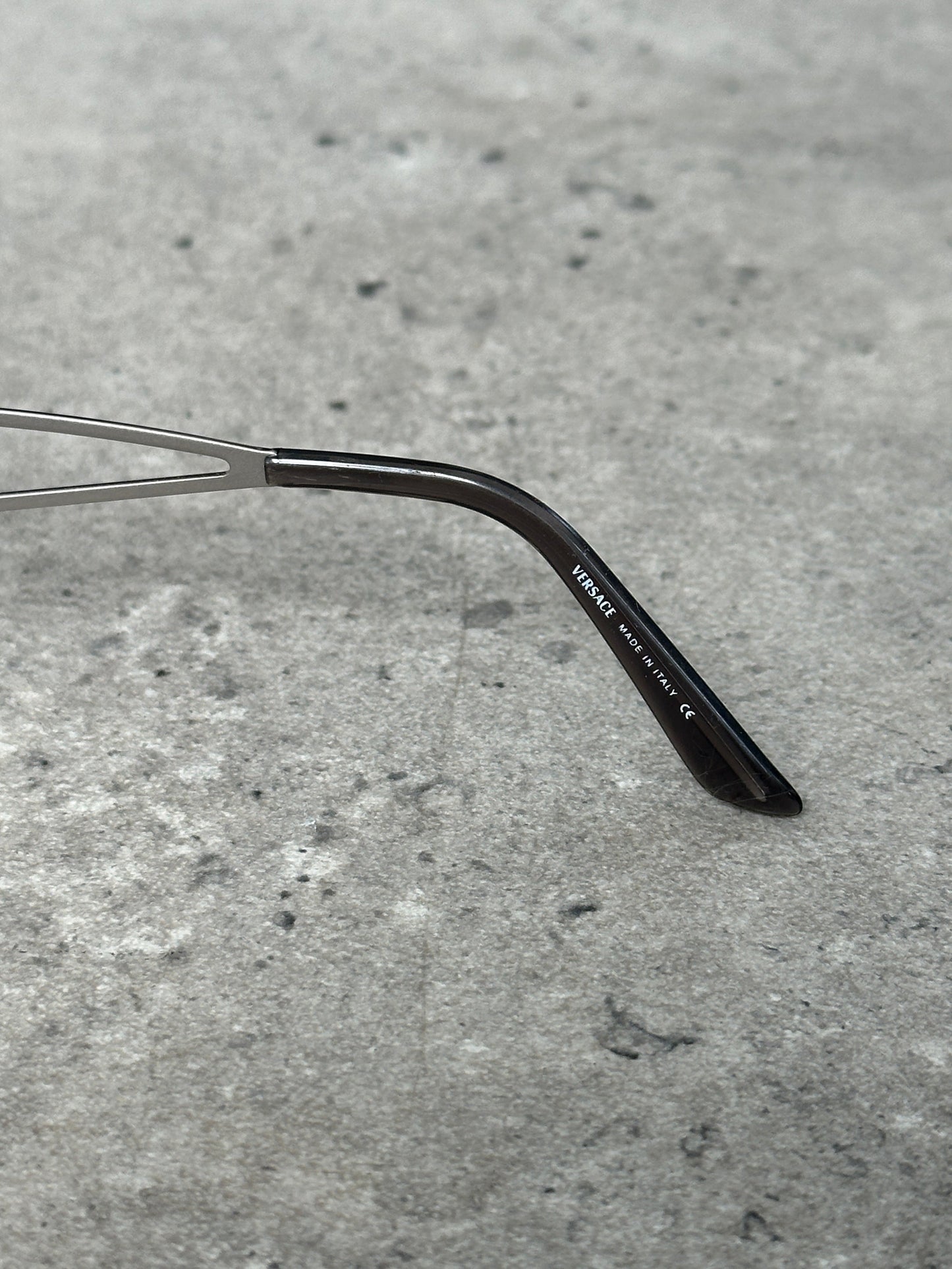 Versace 2000s Medusa Logo Rimless Sunglasses