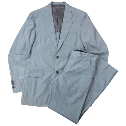 Vintage 2000s Prada Jacket & Trousers Suit Set Size M | O/S, Grey