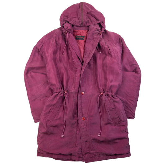 Vintage 80s YSL Yves Saint Laurent Button Up Jacket Size L | Large, Purple