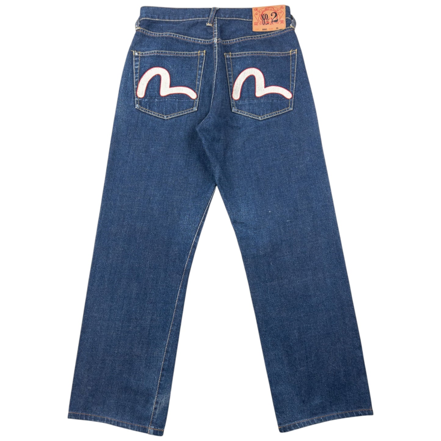 Vintage 2000s Evisu Double Gull Embroidered Japanese Denim Jeans Size W29