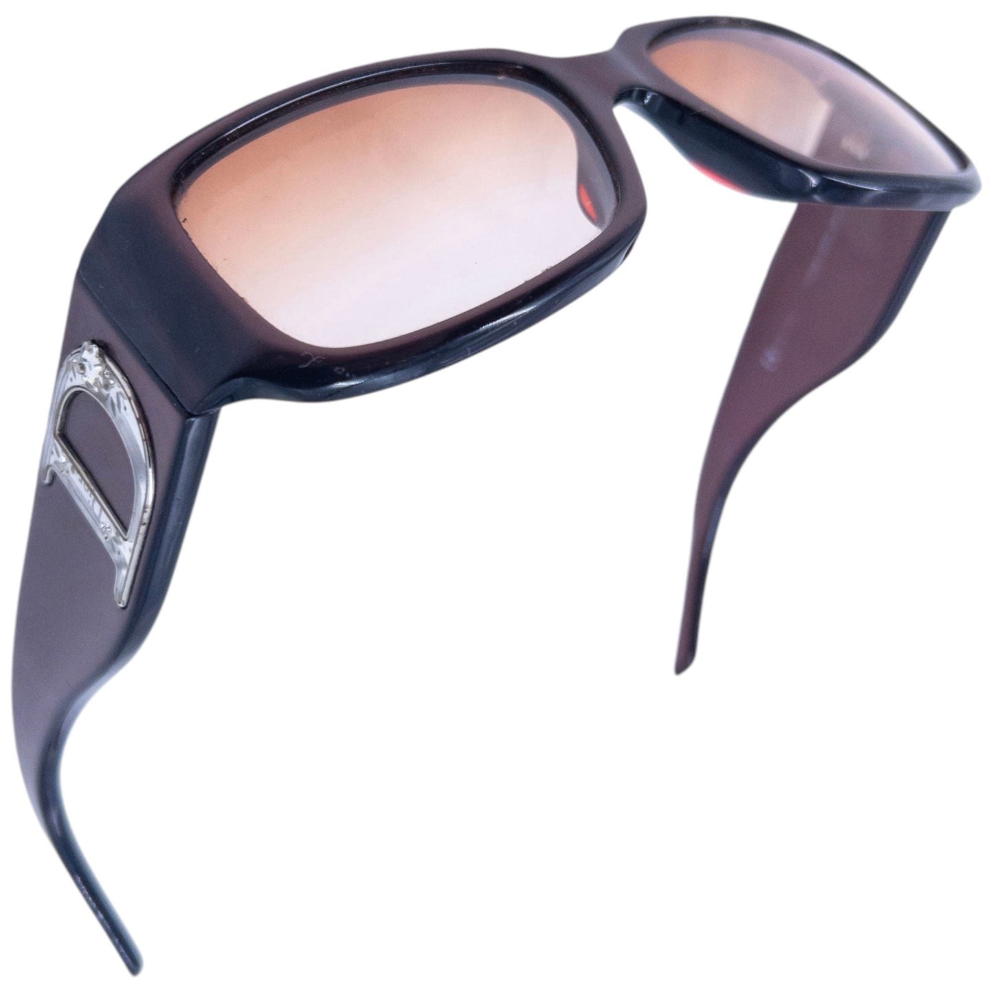 Vintage 2000s Dior Diamonte Jewel Sunglasses | O/S, Brown