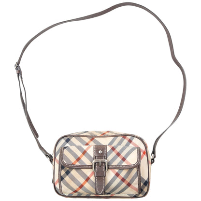 Vintage 2000s Burberry Blue Label Nova Check Crossbody Bag | O/S, Blue